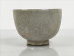 Japanese Ceramic Green Tea Bowl Matcha Chawan Pottery Off-White Crackle CHB157