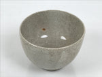 Japanese Ceramic Green Tea Bowl Matcha Chawan Pottery Off-White Crackle CHB157