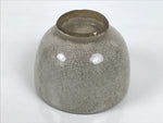 Japanese Ceramic Green Tea Bowl Matcha Chawan Pottery Off-White Crackle CHB157