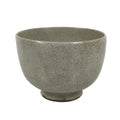 Japanese Ceramic Green Tea Bowl Matcha Chawan Pottery Off-White Crackle CHB157