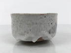 Japanese Ceramic Green Tea Bowl Matcha Chawan Pottery Shino Ware White CHB142
