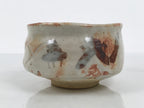 Japanese Ceramic Green Tea Bowl Matcha Chawan Pottery Shino Ware White CHB155