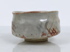 Japanese Ceramic Green Tea Bowl Matcha Chawan Pottery Shino Ware White CHB155