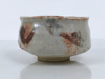 Japanese Ceramic Green Tea Bowl Matcha Chawan Pottery Shino Ware White CHB155