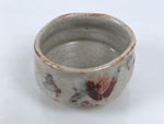 Japanese Ceramic Green Tea Bowl Matcha Chawan Pottery Shino Ware White CHB155