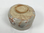 Japanese Ceramic Green Tea Bowl Matcha Chawan Pottery Shino Ware White CHB155
