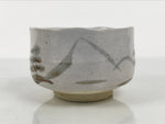 Japanese Ceramic Green Tea Bowl Matcha Chawan Pottery Shino Ware White CHB163