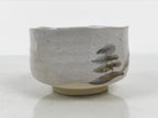 Japanese Ceramic Green Tea Bowl Matcha Chawan Pottery Shino Ware White CHB163