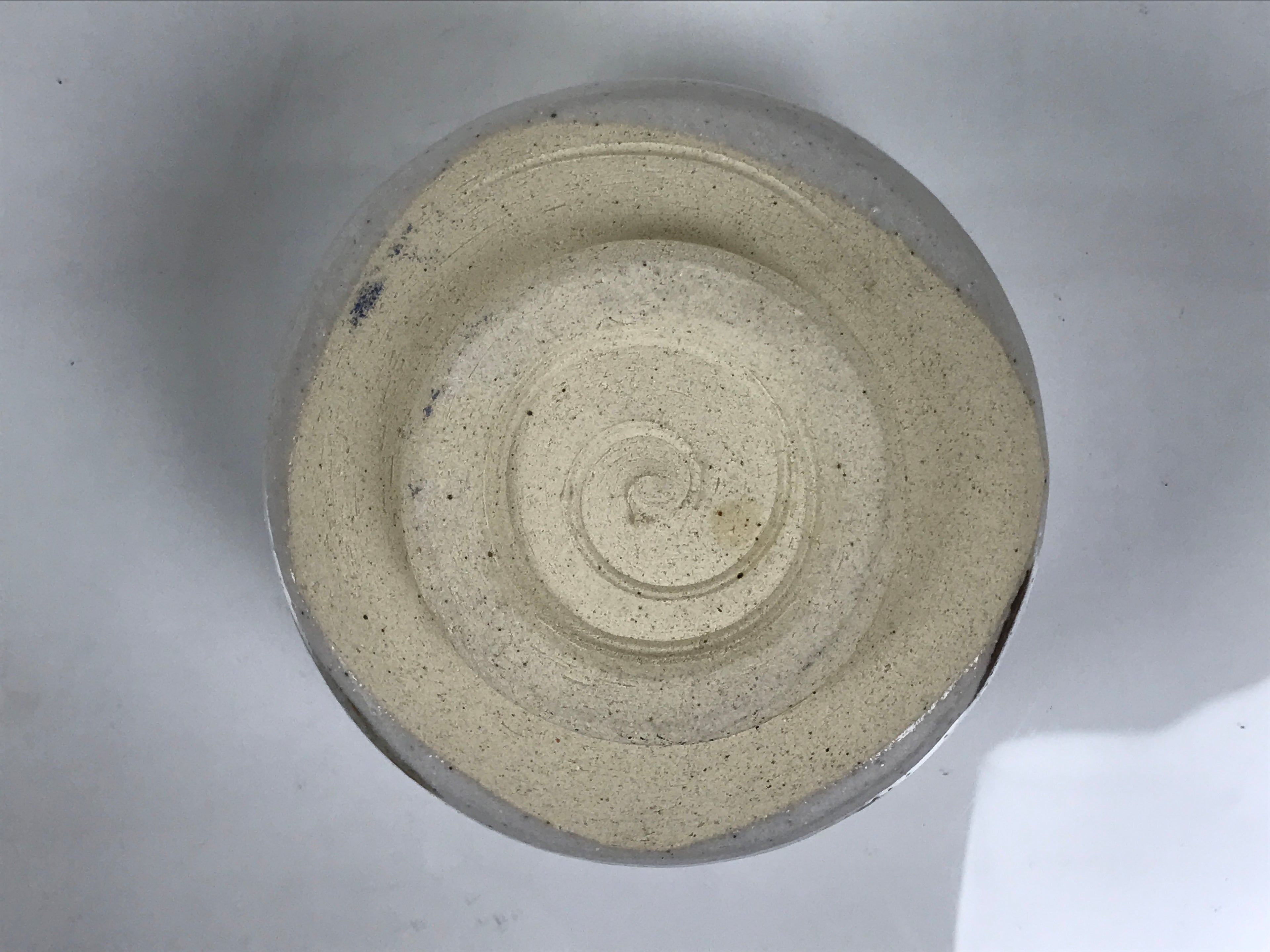 Japanese Ceramic Green Tea Bowl Matcha Chawan Pottery Shino Ware White CHB163
