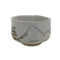 Japanese Ceramic Green Tea Bowl Matcha Chawan Pottery Shino Ware White CHB163