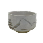 Japanese Ceramic Green Tea Bowl Matcha Chawan Pottery Shino Ware White CHB163