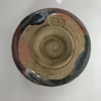 Japanese Ceramic Green Tea Bowl Matcha Chawan Vtg Aka Raku Red CHB65