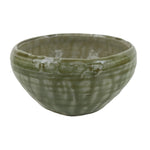 Japanese Ceramic Green Tea Bowl Matcha Chawan Vtg Ash Natural Glaze CHB83