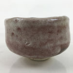 Japanese Ceramic Green Tea Bowl Matcha Chawan Vtg Brown White Glossy CHB75