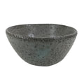 Japanese Ceramic Green Tea Bowl Matcha Chawan Vtg Gray Brown Dots Thick CHB85