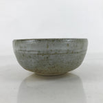 Japanese Ceramic Green Tea Bowl Matcha Chawan Vtg Gray Brown White CHB79