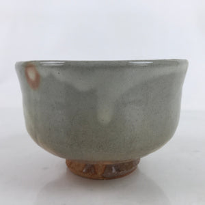 Japanese Ceramic Green Tea Bowl Matcha Chawan Vtg Gray Orange Pink CHB60