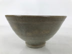 Japanese Ceramic Green Tea Bowl Matcha Chawan Vtg Hagi Ware Gray CHB105
