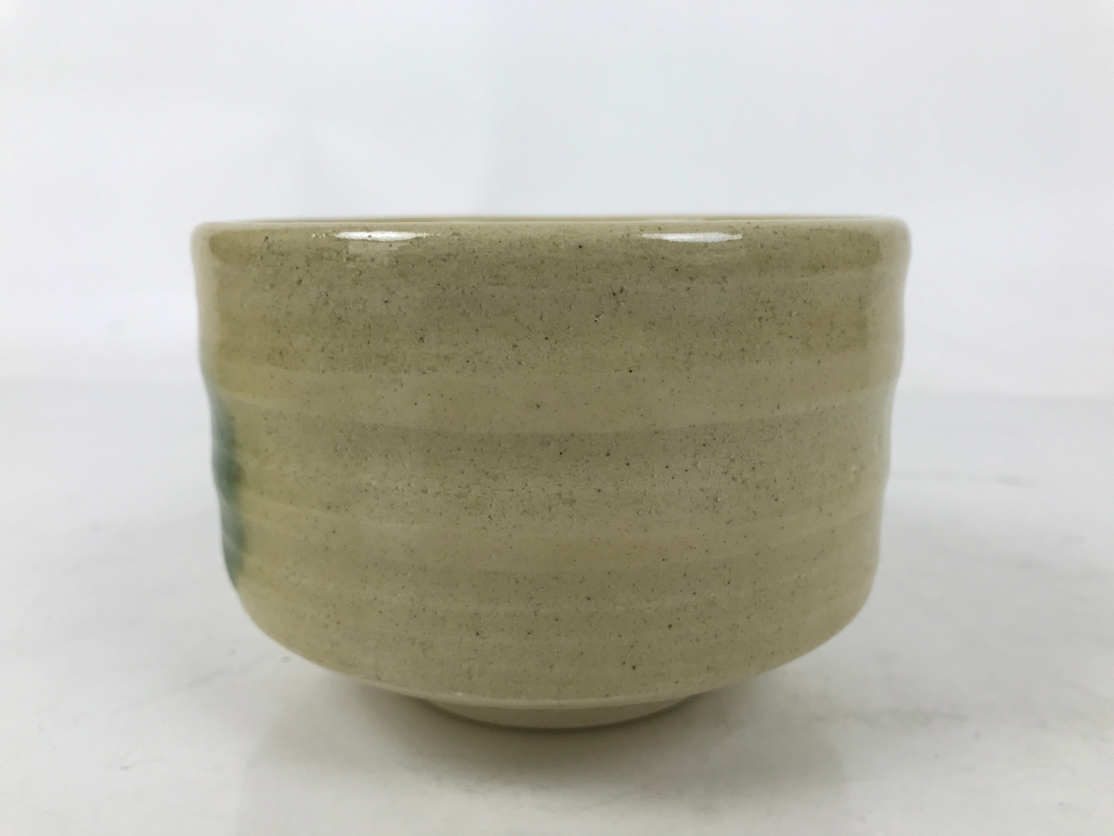 Japanese Ceramic Green Tea Bowl Matcha Chawan Vtg Kiseto Tea Ceremony CHB108