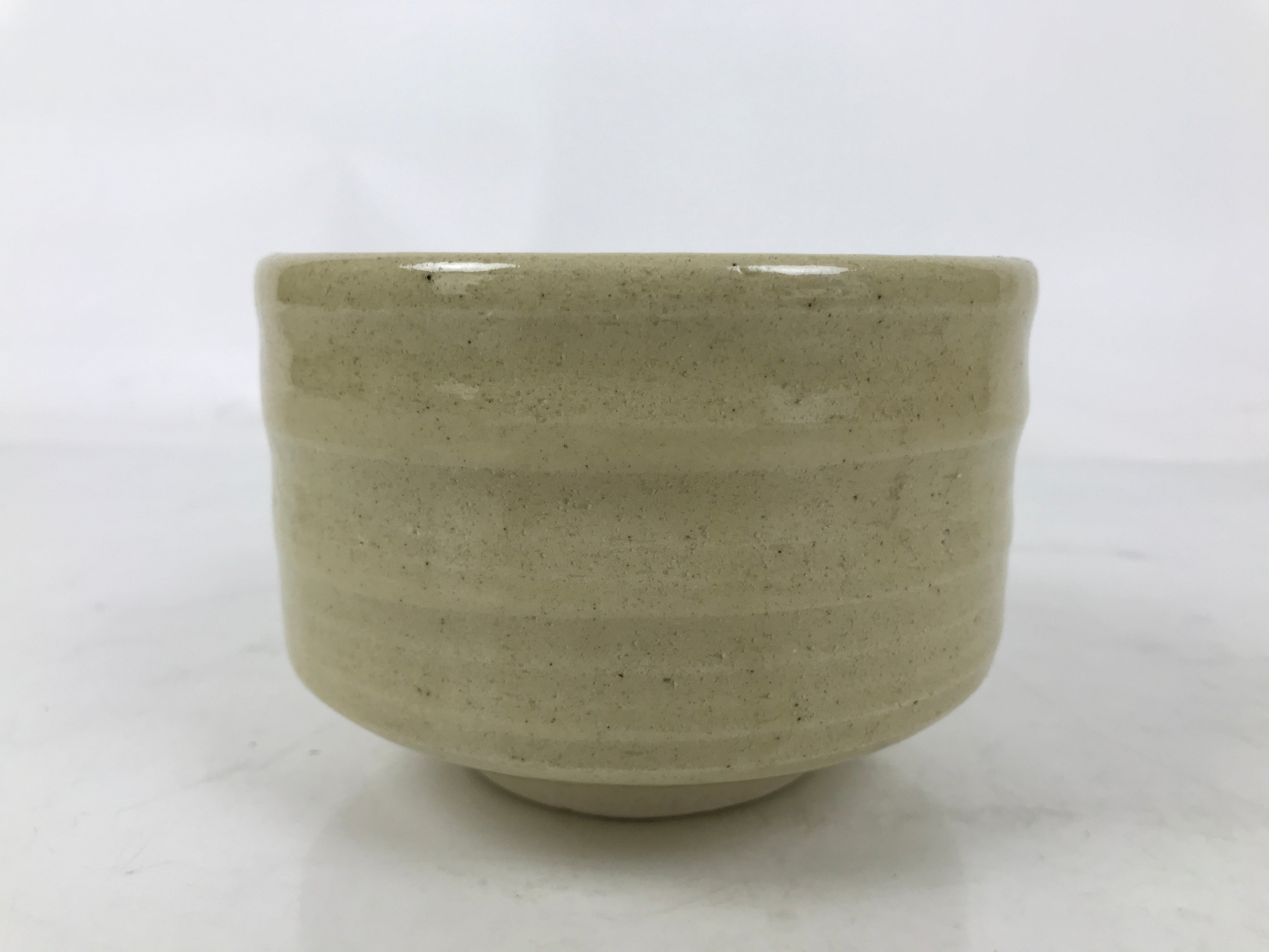 Japanese Ceramic Green Tea Bowl Matcha Chawan Vtg Kiseto Tea Ceremony CHB108