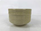 Japanese Ceramic Green Tea Bowl Matcha Chawan Vtg Kiseto Tea Ceremony CHB108