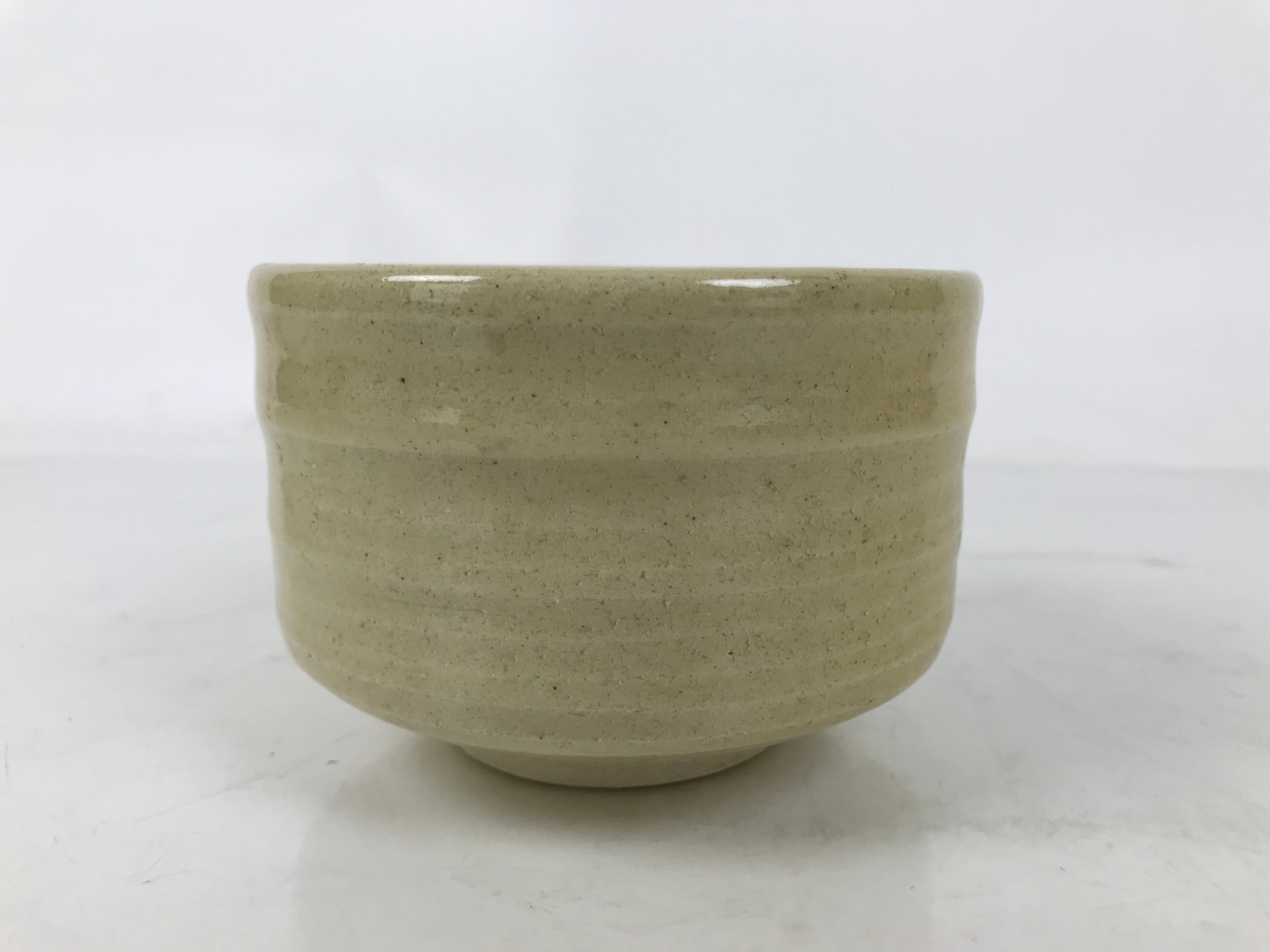 Japanese Ceramic Green Tea Bowl Matcha Chawan Vtg Kiseto Tea Ceremony CHB108