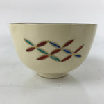 Japanese Ceramic Green Tea Bowl Matcha Chawan Vtg Kyo Ware Beige Cloisonné CHB33