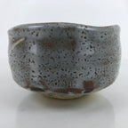 Japanese Ceramic Green Tea Bowl Matcha Chawan Vtg Nezumi Shino Ware CHB62
