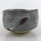 Japanese Ceramic Green Tea Bowl Matcha Chawan Vtg Nezumi Shino Ware CHB62
