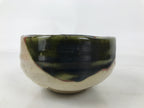 Japanese Ceramic Green Tea Bowl Matcha Chawan Vtg Oribe Shigaraki CHB109