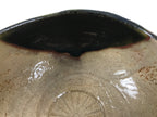 Japanese Ceramic Green Tea Bowl Matcha Chawan Vtg Oribe Shigaraki CHB109