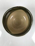 Japanese Ceramic Green Tea Bowl Matcha Chawan Vtg Oribe Ware Pine Pottery CHB127