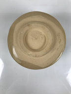 Japanese Ceramic Green Tea Bowl Matcha Chawan Vtg Oribe Ware Pine Pottery CHB127