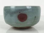Japanese Ceramic Green Tea Bowl Matcha Chawan Vtg Pottery Blue Gray Brown CHB118