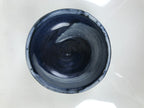Japanese Ceramic Green Tea Bowl Matcha Chawan Vtg Pottery Blue White CHB129