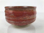 Japanese Ceramic Green Tea Bowl Matcha Chawan Vtg Pottery Brown CHB126