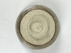 Japanese Ceramic Green Tea Bowl Matcha Chawan Vtg Pottery Brown Crest CHB116