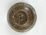 Japanese Ceramic Green Tea Bowl Matcha Chawan Vtg Pottery Brown Green CHB120