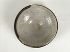 Japanese Ceramic Green Tea Bowl Matcha Chawan Vtg Pottery Brown White CHB156