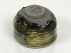Japanese Ceramic Green Tea Bowl Matcha Chawan Vtg Pottery Brush Stroke CHB154