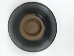 Japanese Ceramic Green Tea Bowl Matcha Chawan Vtg Pottery Gray Brown CHB119
