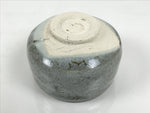 Japanese Ceramic Green Tea Bowl Matcha Chawan Vtg Pottery Gray Brown CHB146