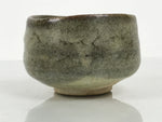 Japanese Ceramic Green Tea Bowl Matcha Chawan Vtg Pottery Gray Brown CHB170