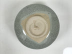 Japanese Ceramic Green Tea Bowl Matcha Chawan Vtg Pottery Gray Crackle CHB149