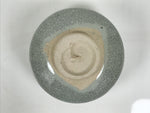 Japanese Ceramic Green Tea Bowl Matcha Chawan Vtg Pottery Gray Crackle CHB149