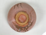 Japanese Ceramic Green Tea Bowl Matcha Chawan Vtg Pottery Matte Orange CHB167