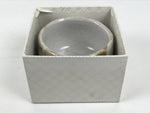 Japanese Ceramic Green Tea Bowl Matcha Chawan Vtg Pottery Shino White PX802
