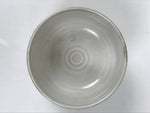 Japanese Ceramic Green Tea Bowl Matcha Chawan Vtg Pottery White Brown CHB117