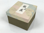 Japanese Ceramic Green Tea Bowl Matcha Chawan Vtg Shino Ware Gray Pottery PX803