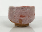 Japanese Ceramic Green Tea Bowl Matcha Chawan Vtg Shino Ware Pink Brown CHB148